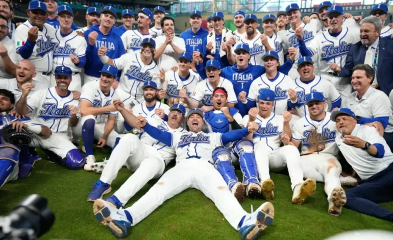 Italia sorprende a Puerto Rico y avanza por primera vez a semifinales del Clásico Mundial ⚾