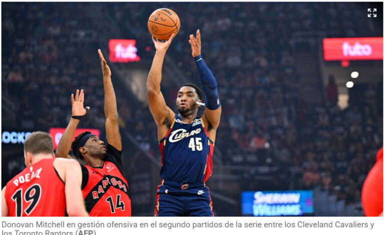 Cavaliers imponen su dominio y colocan 2-0 la serie ante Toronto