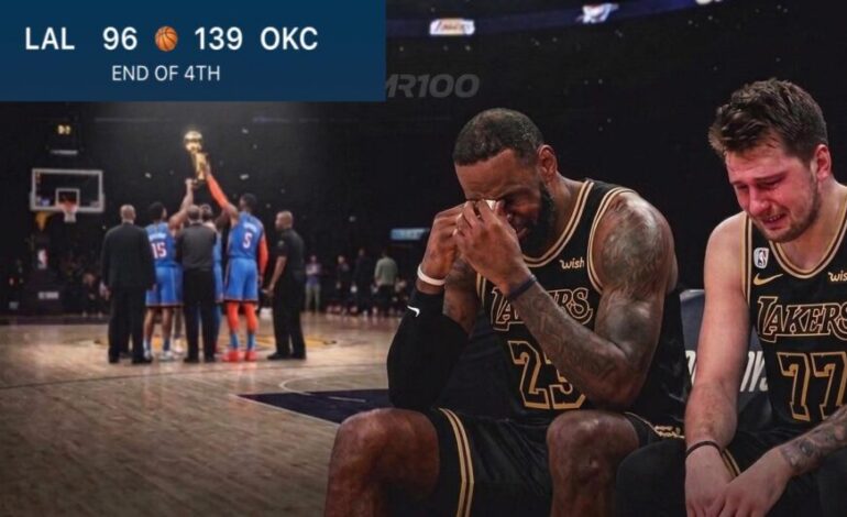 OKC aplasta a Lakers y manda mensaje en la NBA