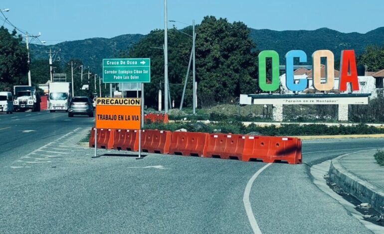 Derrumbe afecta tránsito hacia San José de Ocoa