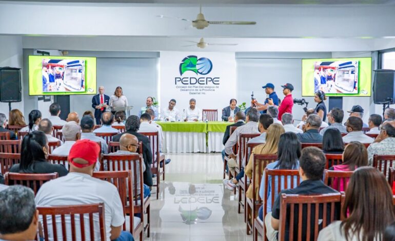 PEDEPE presenta avances y agenda de desarrollo en Espaillat
