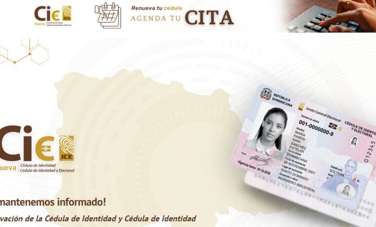 JCE habilita citas para nueva cédula
