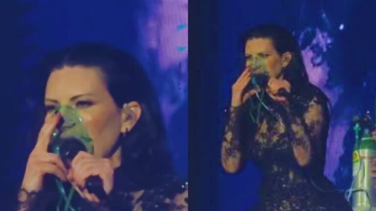 Laura Pausini sufre mal de altura en pleno concierto en Quito y recurre a oxígeno en el escenario