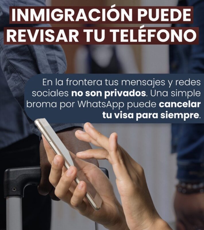 EE.UU. endurece controles: revisar celulares y cancelar visas en aeropuertos