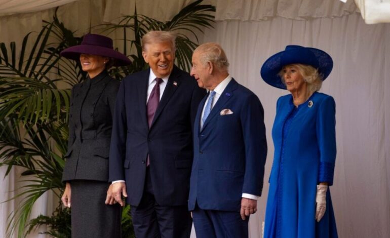 Carlos III llega a EE.UU. para histórica visita con Trump en medio de tensión y máxima seguridad