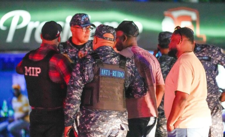 Interior y Policía intensifica operativos contra contaminación sónica y violaciones en comercios