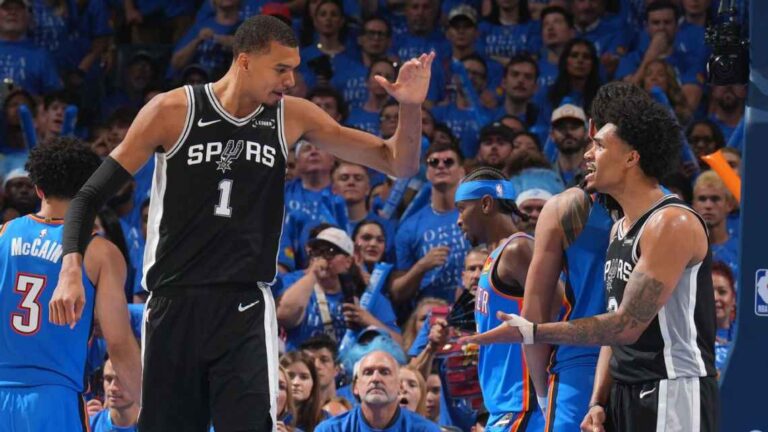 Wembanyama explota con 41 y Spurs tumban al Thunder en doble overtime
