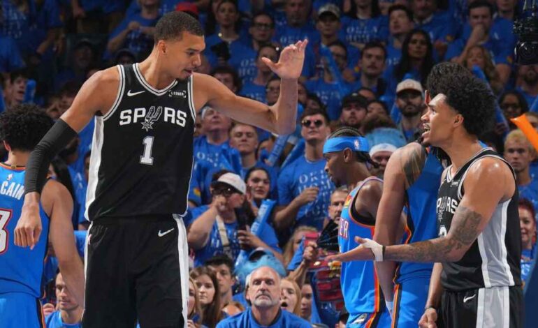 Wembanyama explota con 41 y Spurs tumban al Thunder en doble overtime