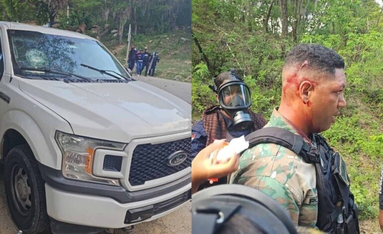 Disturbios en protesta minera en San Juan dejan heridos