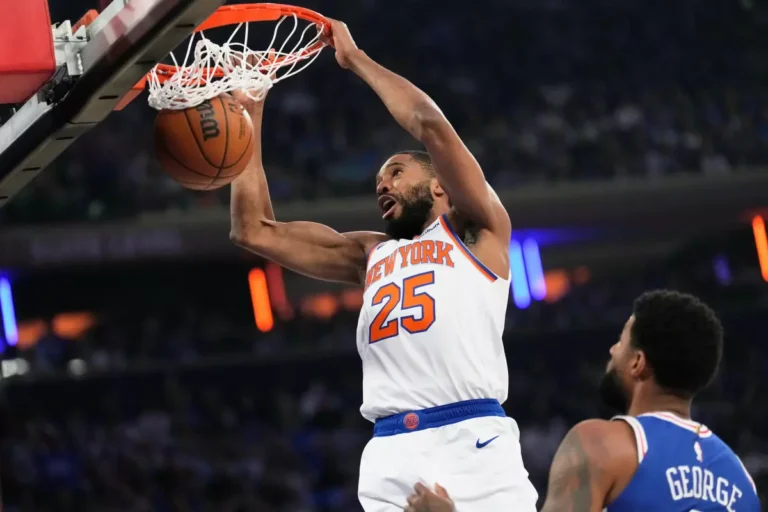Knicks aplastan a los 76ers y hacen historia en los playoffs de la NBA