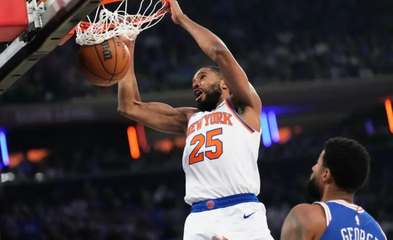 Knicks aplastan a los 76ers y hacen historia en los playoffs de la NBA