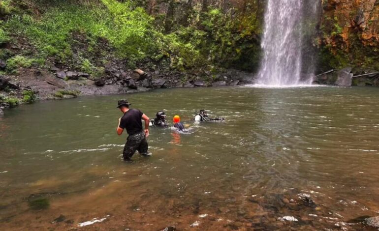 Mueren tres personas ahogadas en cascada El Chorrerón en El Salvador
