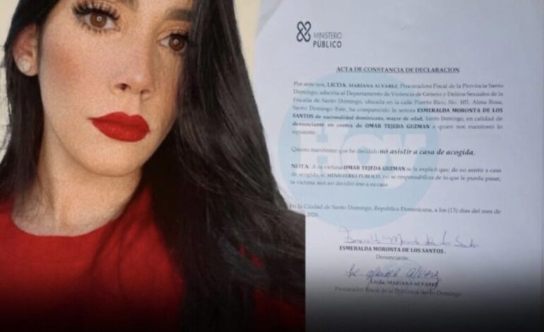 Revelan documento firmado por Esmeralda Moronta antes de ser asesinada por su expareja