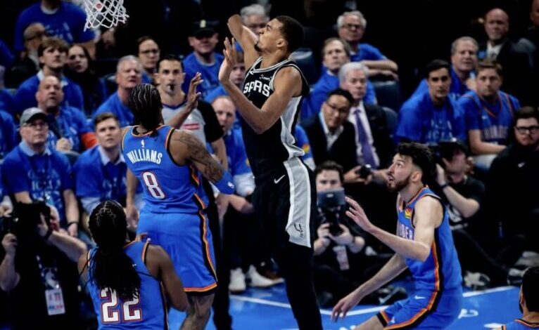 Wembanyama aplasta a OKC y empata la serie 2-2