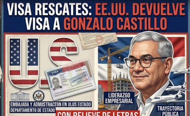 EE.UU. devuelve visa a Gonzalo Castillo en medio de juicio por corrupción