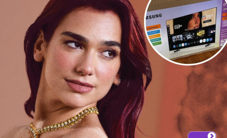 “Compraría ese televisor por Dua Lipa”: la demanda que enfrenta Samsung