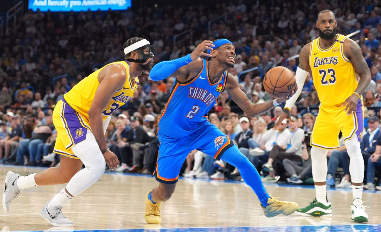 Lakers desafían a Thunder en duelo clave del Oeste
