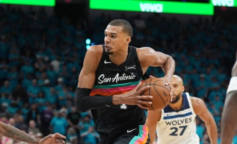 Timberwolves denuncian tapones ilegales de Wembanyama pese a récord histórico
