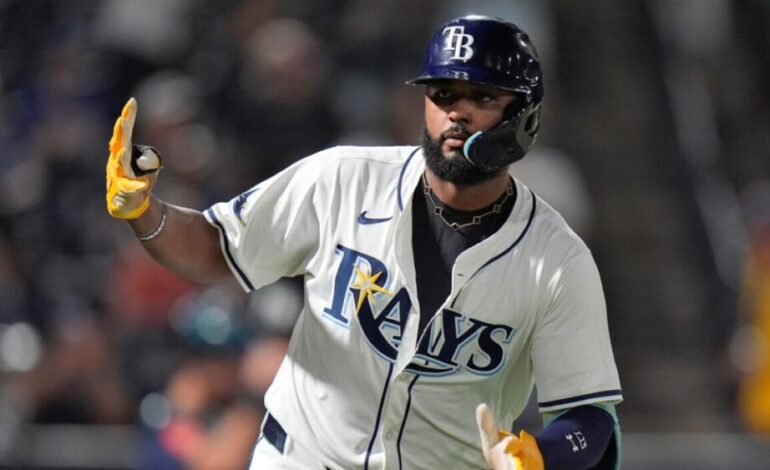 Rays reaccionan gracias al bate explosivo de Junior Caminero