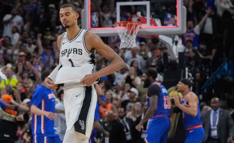 Wembanyama responde a las críticas y lidera triunfo de los Spurs en las Finales