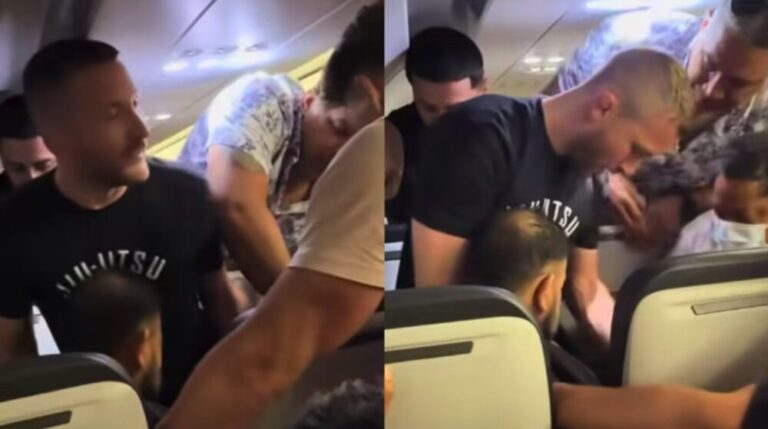 Pasajero intenta abrir puerta de avión y expeleador evita tragedia