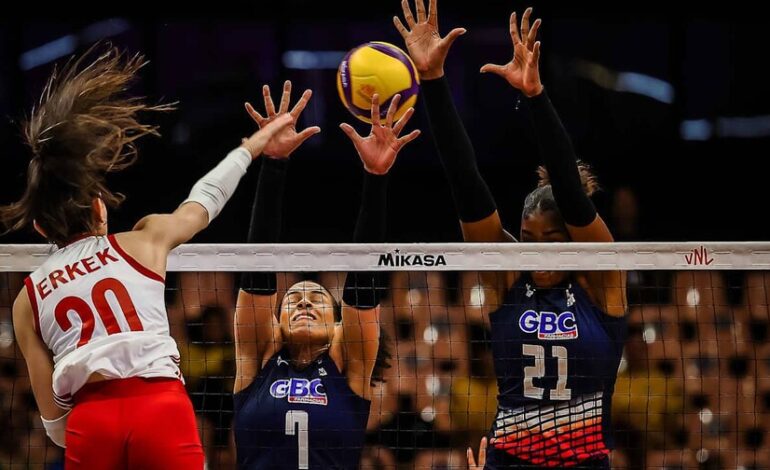 Reinas del Caribe caen en un dramático duelo ante Turquía en la Liga de Naciones