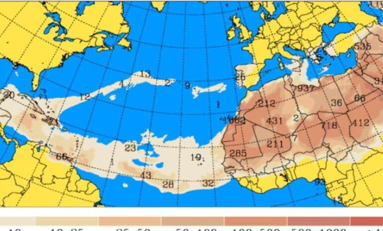 Polvo del Sahara pone en alerta a personas con alergias y asma