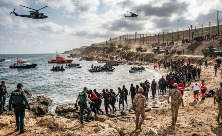 España despliega al Ejército en Ceuta tras ingreso masivo de migrantes