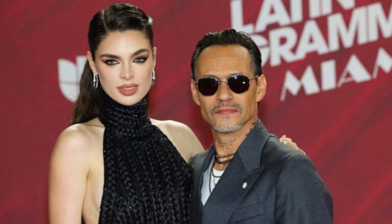 Marc Anthony y Nadia Ferreira presentan a Myla