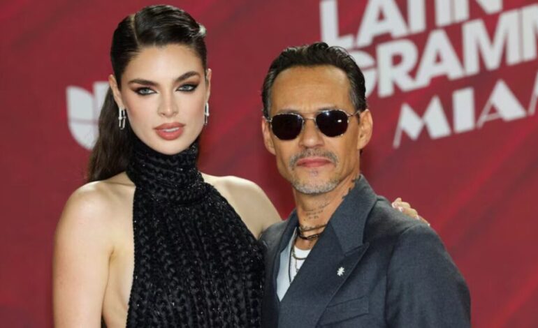 Marc Anthony y Nadia Ferreira presentan a Myla