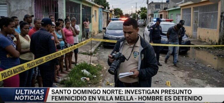 Hombre es detenido tras la muerte de su pareja en Villa Mella; investigan presunto feminicidio