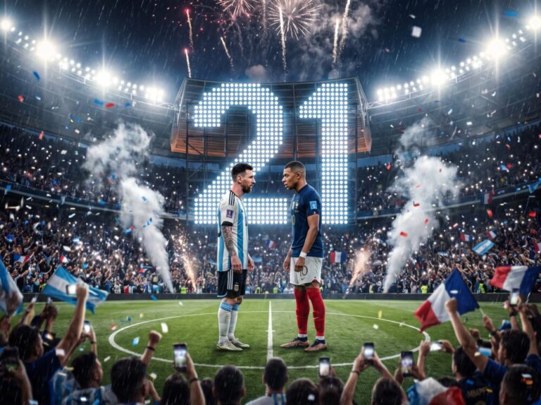 Kylian Mbappé iguala a Lionel Messi con 21 goles en la historia de las Copas del Mundo