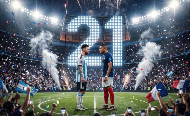 Kylian Mbappé iguala a Lionel Messi con 21 goles en la historia de las Copas del Mundo