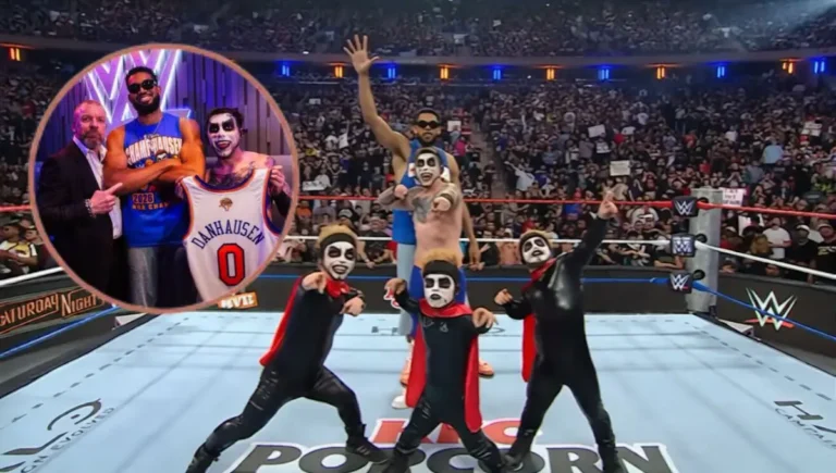 Karl-Anthony Towns sorprende en WWE con impactante debut y ayuda a Danhausen a vencer a JD McDonagh