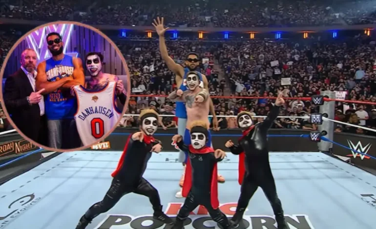 Karl-Anthony Towns sorprende en WWE con impactante debut y ayuda a Danhausen a vencer a JD McDonagh