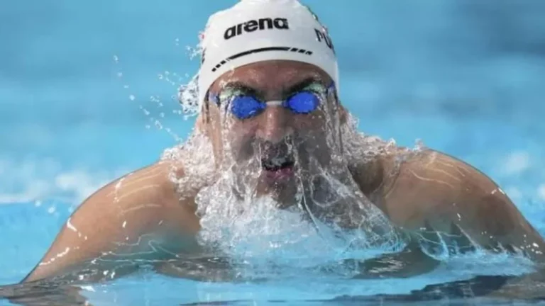 Andrés Puente conquista el oro en los 50 metros pecho; dominicano Josué Domínguez sube al podio