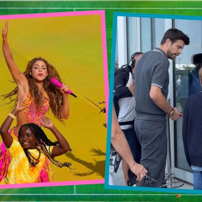Sasha canta la canción de Shakira junto a Piqué y el momento se vuelve viral en la final del Mundial