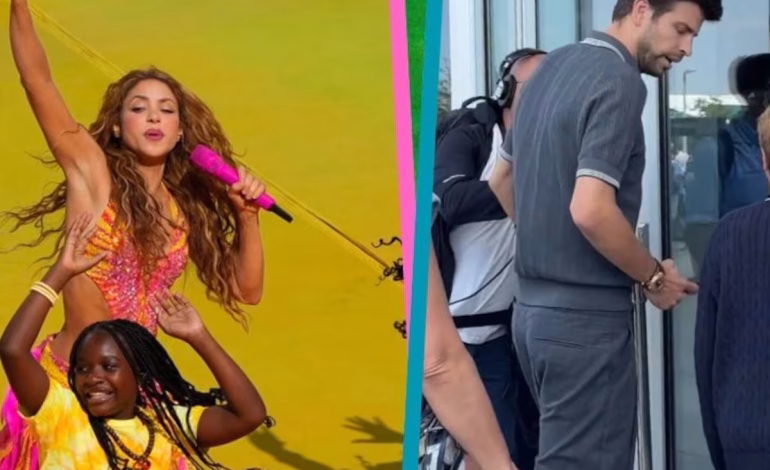 Sasha canta la canción de Shakira junto a Piqué y el momento se vuelve viral en la final del Mundial