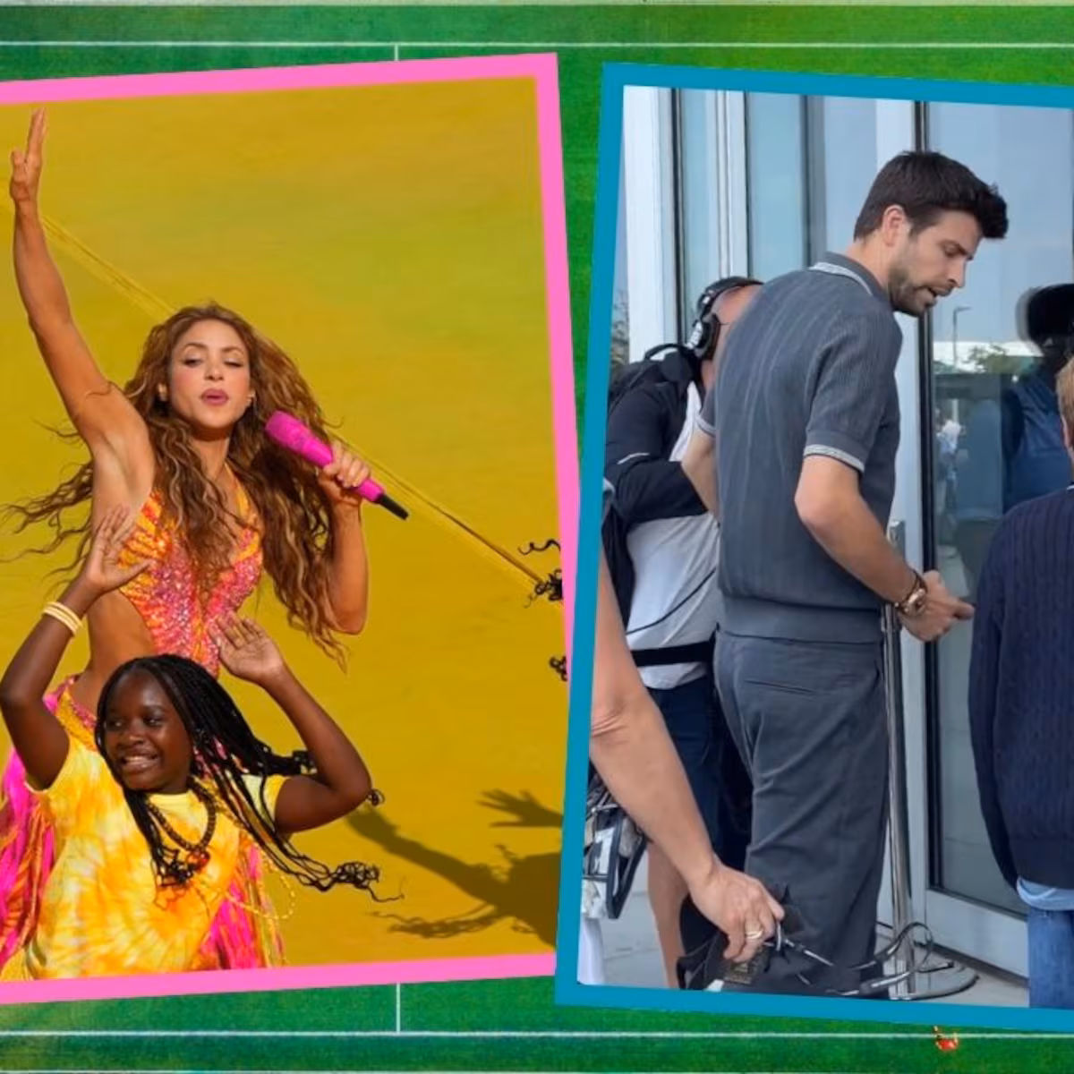 Sasha canta la canción de Shakira junto a Piqué y el momento se vuelve viral en la final del Mundial