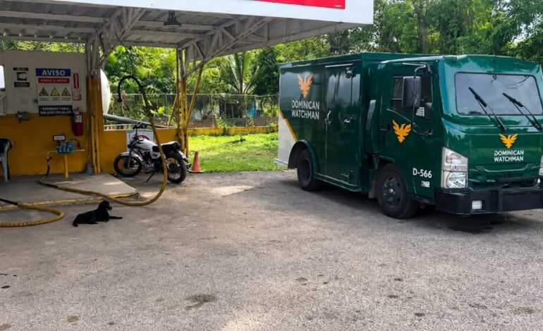 Asalto armado a estación de GLP y camión de valores en Monte Plata