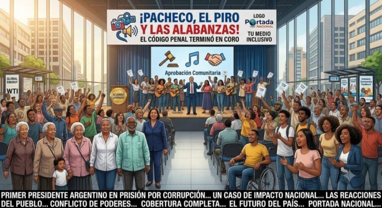 ¡Pacheco, el Piro y las alabanzas! El Código Penal terminó en coro