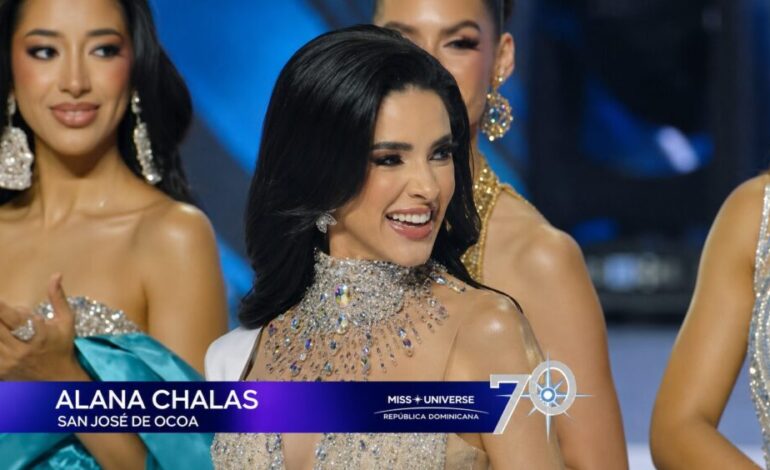Definen el Top 10 de Miss República Dominicana Universo 2026; Alana Chalas clasifica por voto del público