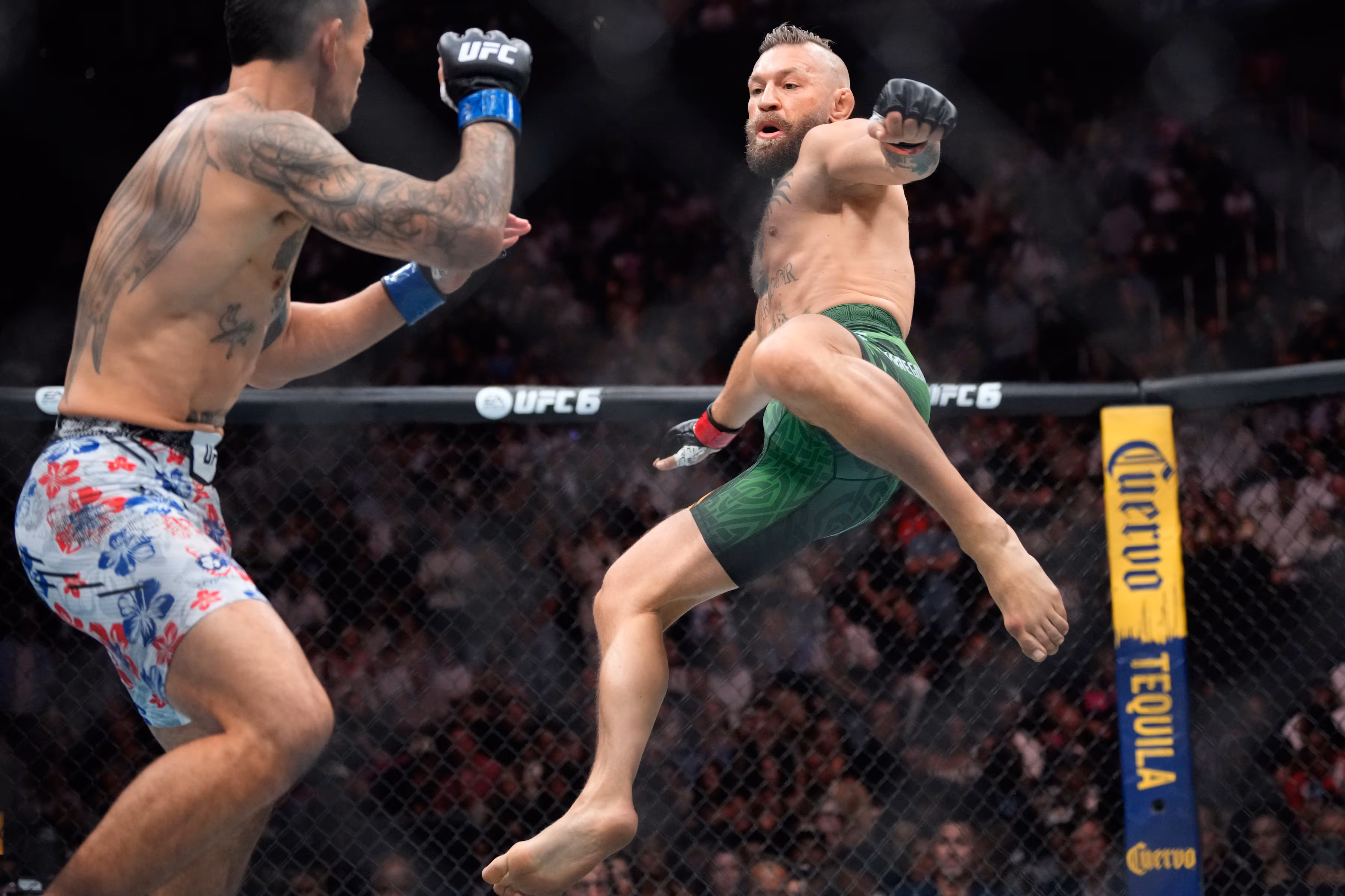 McGregor regresa a la UFC y sufre devastadora lesión en apenas 69 segundos