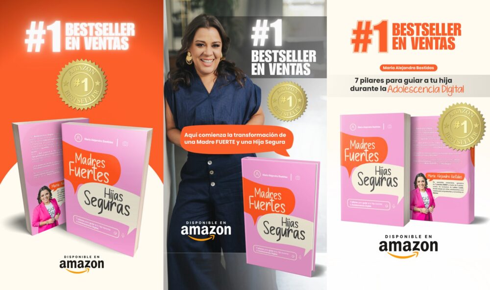 “Madres FUERTES, Hijas Seguras” alcanza el Best Seller en Amazon horas después de su lanzamiento