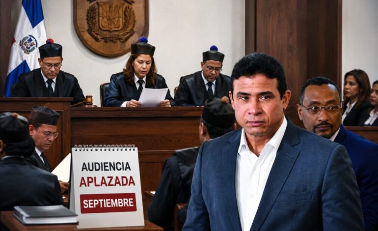 Tribunal aplaza para septiembre lectura íntegra de sentencia contra Adán Cáceres y otros acusados