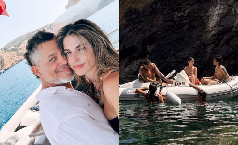 Alejandro Sanz se refugia en Ibiza junto a Stephanie Cayo y sus hijos