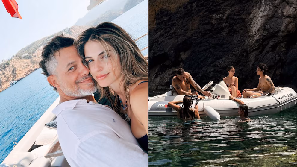 Alejandro Sanz se refugia en Ibiza junto a Stephanie Cayo y sus hijos