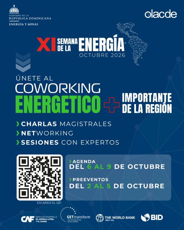 RD será sede de la XI Semana de la Energía de América Latina y el Caribe