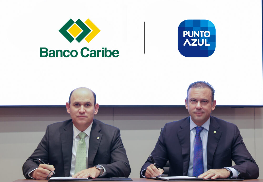 Banco Caribe amplía su red con más de 2,000 subagentes PUNTO AZUL