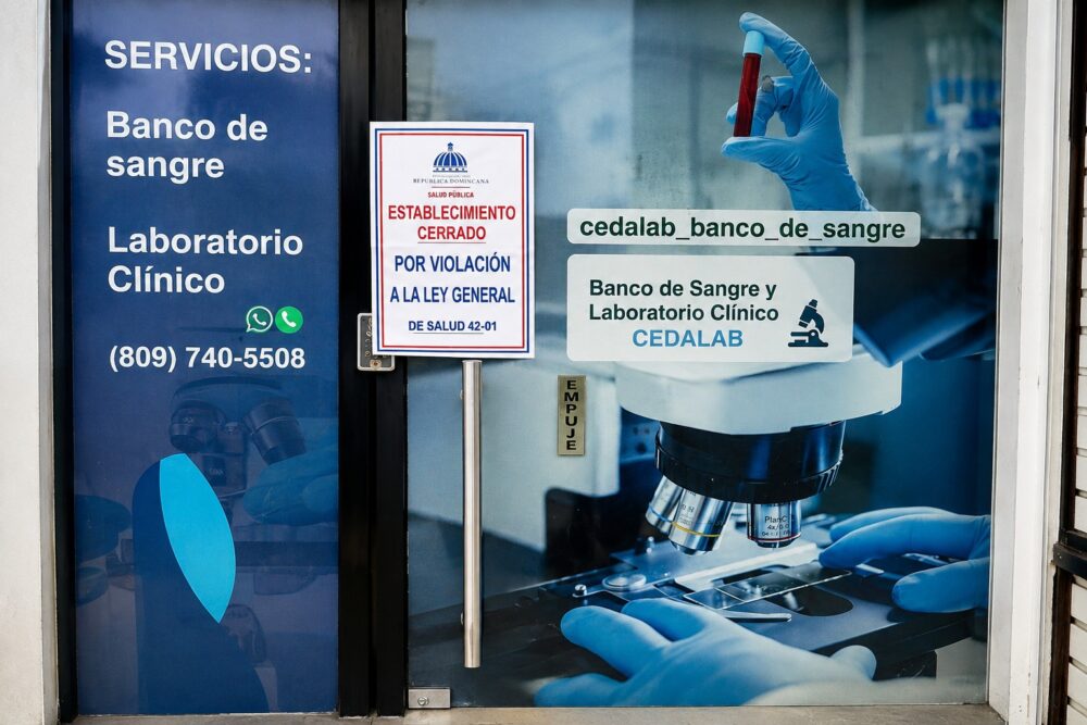 Salud Pública clausura banco de sangre por operar sin licencia